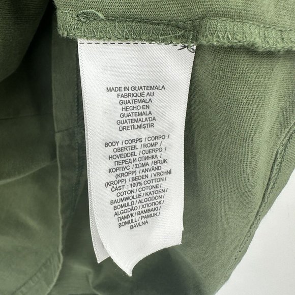 Polo Ralph Lauren Sz M Green Stacked Logo Graphic Print Hooded T-Shirt Hoodie - Picture 10 of 12